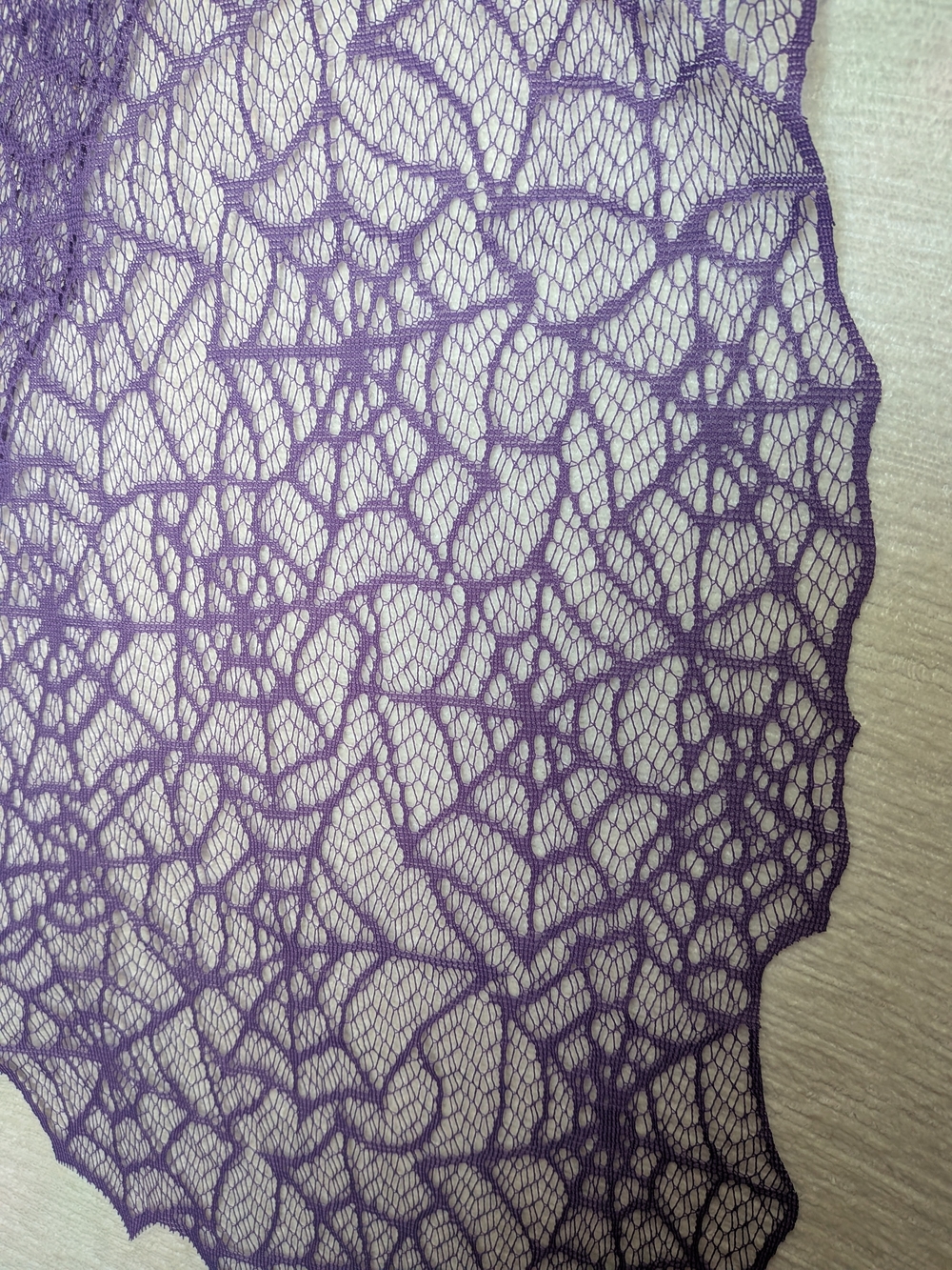 Purple Lace Spiderweb Table RUNNER-70" Long Great For Halloween - Picture 2 of 4